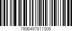 Código de barras (EAN, GTIN, SKU, ISBN): '7896497811006'