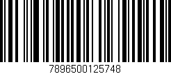 Código de barras (EAN, GTIN, SKU, ISBN): '7896500125748'