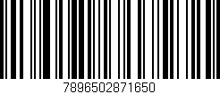 Código de barras (EAN, GTIN, SKU, ISBN): '7896502871650'