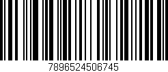 Código de barras (EAN, GTIN, SKU, ISBN): '7896524506745'