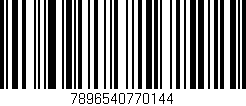 Código de barras (EAN, GTIN, SKU, ISBN): '7896540770144'