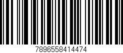 Código de barras (EAN, GTIN, SKU, ISBN): '7896558414474'