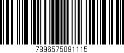 Código de barras (EAN, GTIN, SKU, ISBN): '7896575091115'