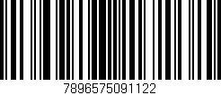 Código de barras (EAN, GTIN, SKU, ISBN): '7896575091122'