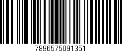 Código de barras (EAN, GTIN, SKU, ISBN): '7896575091351'