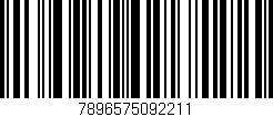 Código de barras (EAN, GTIN, SKU, ISBN): '7896575092211'