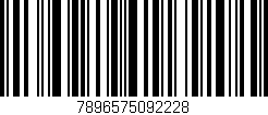 Código de barras (EAN, GTIN, SKU, ISBN): '7896575092228'