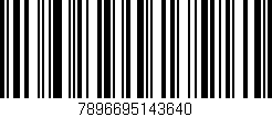 Código de barras (EAN, GTIN, SKU, ISBN): '7896695143640'