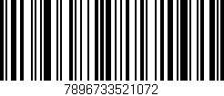 Código de barras (EAN, GTIN, SKU, ISBN): '7896733521072'