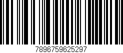 Código de barras (EAN, GTIN, SKU, ISBN): '7896759625297'