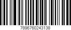 Código de barras (EAN, GTIN, SKU, ISBN): '7896760243138'