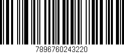 Código de barras (EAN, GTIN, SKU, ISBN): '7896760243220'