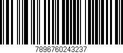 Código de barras (EAN, GTIN, SKU, ISBN): '7896760243237'