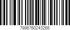 Código de barras (EAN, GTIN, SKU, ISBN): '7896760243268'