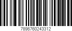 Código de barras (EAN, GTIN, SKU, ISBN): '7896760243312'