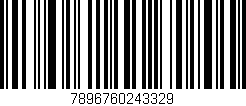 Código de barras (EAN, GTIN, SKU, ISBN): '7896760243329'