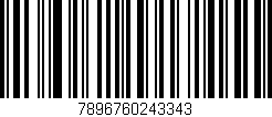 Código de barras (EAN, GTIN, SKU, ISBN): '7896760243343'