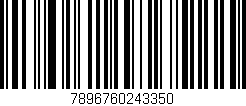 Código de barras (EAN, GTIN, SKU, ISBN): '7896760243350'