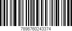 Código de barras (EAN, GTIN, SKU, ISBN): '7896760243374'