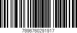 Código de barras (EAN, GTIN, SKU, ISBN): '7896760291917'