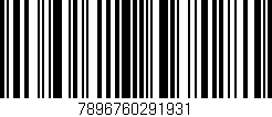 Código de barras (EAN, GTIN, SKU, ISBN): '7896760291931'