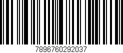 Código de barras (EAN, GTIN, SKU, ISBN): '7896760292037'