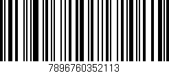 Código de barras (EAN, GTIN, SKU, ISBN): '7896760352113'