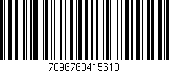 Código de barras (EAN, GTIN, SKU, ISBN): '7896760415610'