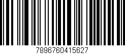 Código de barras (EAN, GTIN, SKU, ISBN): '7896760415627'