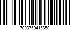 Código de barras (EAN, GTIN, SKU, ISBN): '7896760415658'