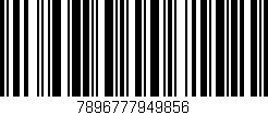 Código de barras (EAN, GTIN, SKU, ISBN): '7896777949856'