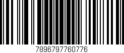 Código de barras (EAN, GTIN, SKU, ISBN): '7896797760776'