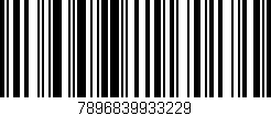 Código de barras (EAN, GTIN, SKU, ISBN): '7896839933229'