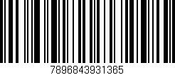 Código de barras (EAN, GTIN, SKU, ISBN): '7896843931365'