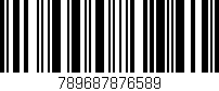 Código de barras (EAN, GTIN, SKU, ISBN): '789687876589'