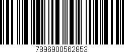 Código de barras (EAN, GTIN, SKU, ISBN): '7896900562853'