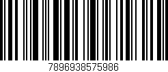 Código de barras (EAN, GTIN, SKU, ISBN): '7896938575986'