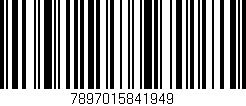 Código de barras (EAN, GTIN, SKU, ISBN): '7897015841949'