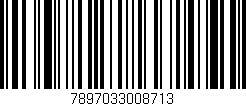 Código de barras (EAN, GTIN, SKU, ISBN): '7897033008713'