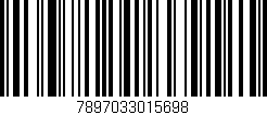 Código de barras (EAN, GTIN, SKU, ISBN): '7897033015698'