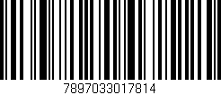 Código de barras (EAN, GTIN, SKU, ISBN): '7897033017814'
