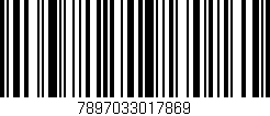 Código de barras (EAN, GTIN, SKU, ISBN): '7897033017869'