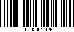 Código de barras (EAN, GTIN, SKU, ISBN): '7897033018125'