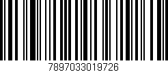 Código de barras (EAN, GTIN, SKU, ISBN): '7897033019726'