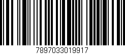 Código de barras (EAN, GTIN, SKU, ISBN): '7897033019917'