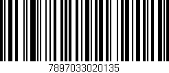 Código de barras (EAN, GTIN, SKU, ISBN): '7897033020135'