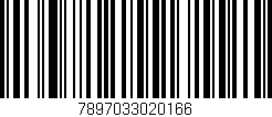 Código de barras (EAN, GTIN, SKU, ISBN): '7897033020166'