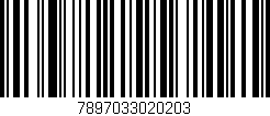 Código de barras (EAN, GTIN, SKU, ISBN): '7897033020203'