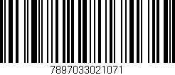 Código de barras (EAN, GTIN, SKU, ISBN): '7897033021071'