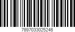 Código de barras (EAN, GTIN, SKU, ISBN): '7897033025246'